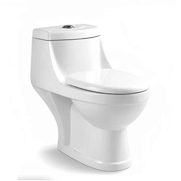 كرسى حمام ابيض قصير