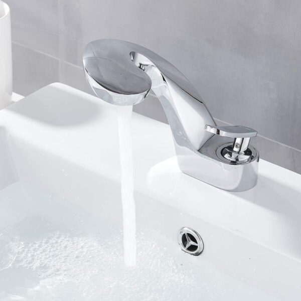 خلاط مغسلة كروم كوبرا مودرن