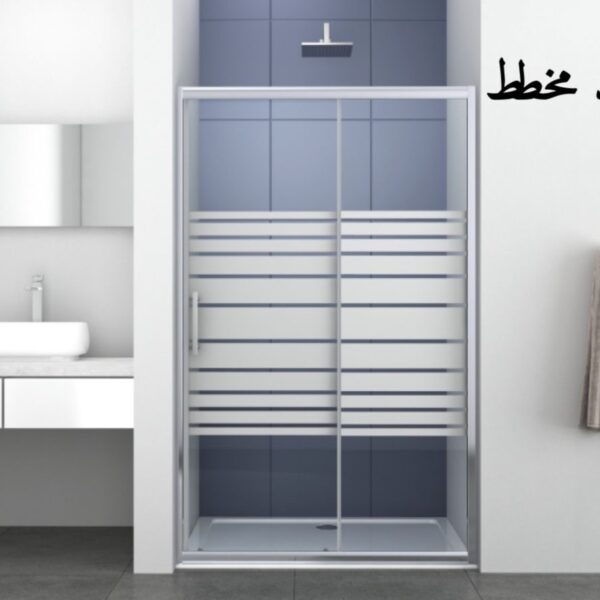 شاور زجاج سحاب ستارة مخطط