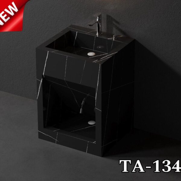 مغسلة وضوء بورسلان اسود