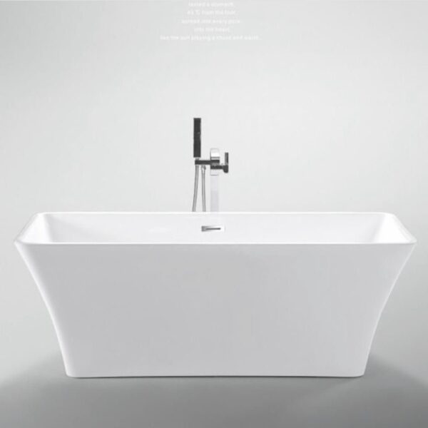 بانيو مربع ابيض مقاس 150سم