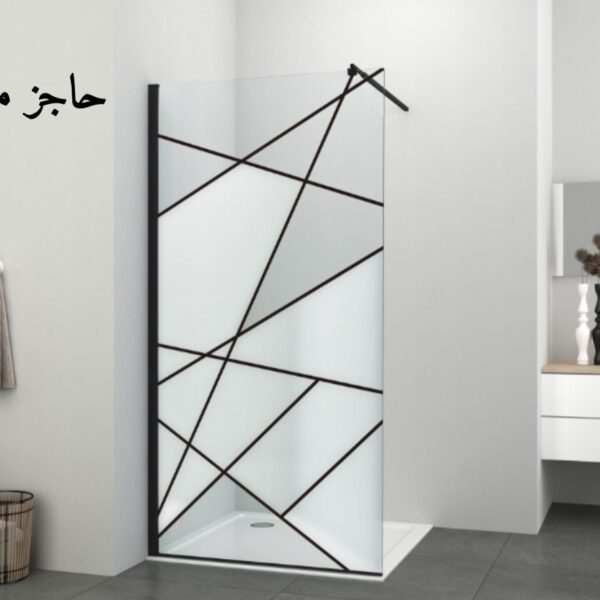حاجز زجاج مثلثات بارتشن حمامات