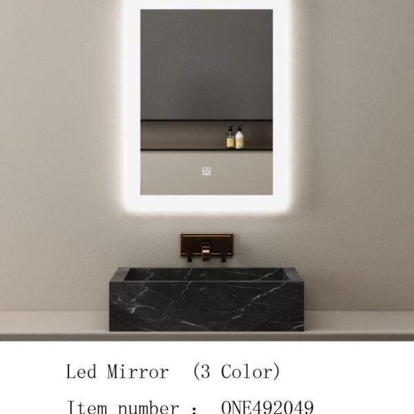 مرايا تاتش مستطيل 60*80 مع الاضاءه