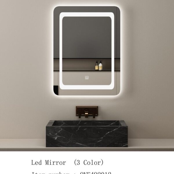 مرايا تاتش مستطيل 60*80 مع الاضاءه