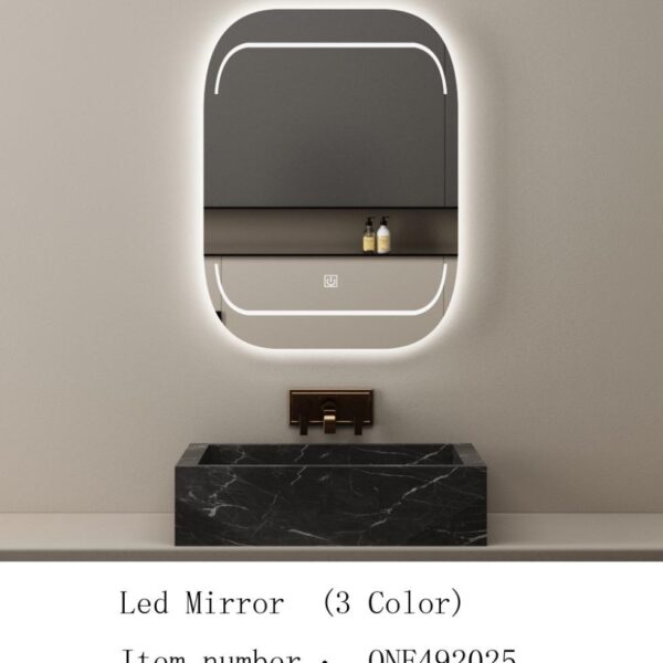 مرايا تاتش مستطيل 60*80 مع الاضاءه