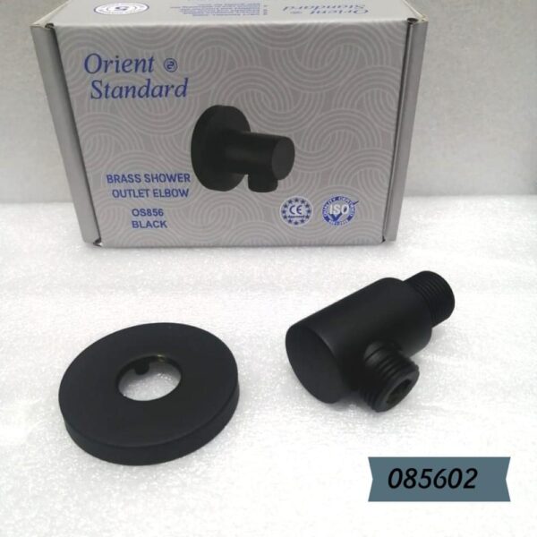 كوع خلاط دش مخفي OS856 صيني ORIENT STANDARD اسود دائري