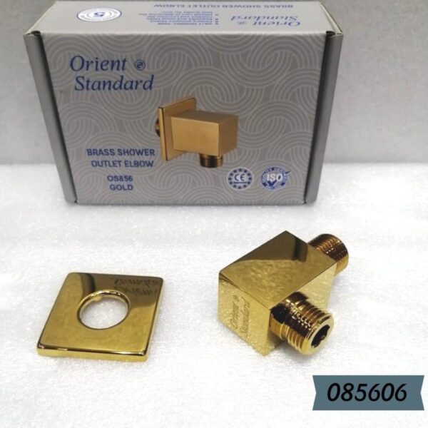 كوع خلاط دش مخفي OS856 صيني ORIENT STANDARD ذهبي مربع